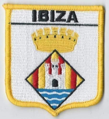 Ibiza Balearen Spanien spanischen Aufnäher Patch Abzeichen Emblem Exklusives-GIFTS ** von Emblems-Gifts