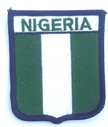 NIGERIA FAHNE WORLD AUFNÄHER PATCH ABZEICHEN von Emblems-Gifts