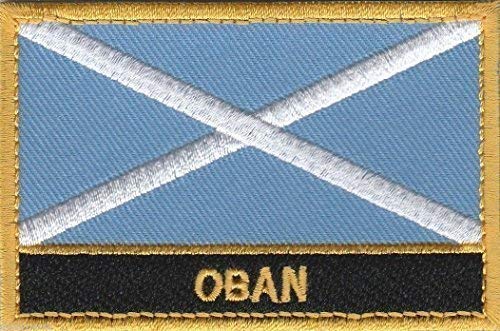 Oban Scotland Town & City bestickter Aufnäher zum Aufnähen Oban Scotland Town & City bestickter Aufnäher zum Aufnähen von Emblems-Gifts