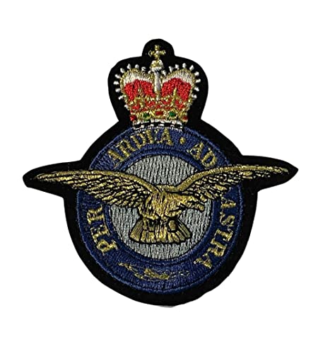 RAF Royal Air Force Insignia Aufnäher zum Aufnähen oder Aufbügeln (A) von Emblems-Gifts