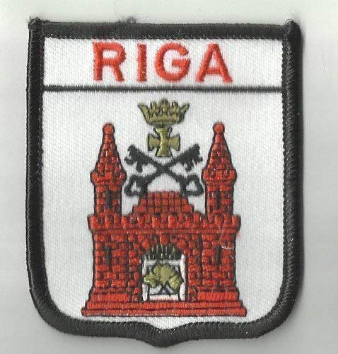 Riga Flagge bestickt World Patch " von Emblems-Gifts