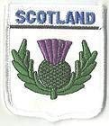 Schottland National Emblem Distel Flagge Wappen Flagge Welt Bestickter Patch Abzeichen von Emblems-Gifts