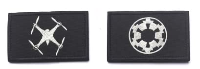 2pcs Drohnen & Galactic Empire Stickerei Patch Militär Taktische Moral DIY Emblem Werkzeug Gear Applique mit Haken Bestickter Patch 2pcs Drohnen & Galactic Empire Stickerei Patch Militär Taktische Moral DIY Emblem Werkzeug Gear Applique mit Haken Bestickter Patch von Embroidery Patch