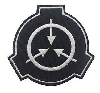 SCP Foundation Special Containment Procedures Foundation Logo Military Hook Loop Taktics Morale bestickt Patch color1 von Embroidery Patch