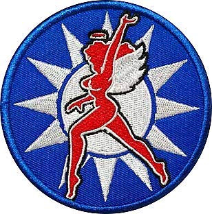 WWII AVG Squadron Patch Flying Tigers 3rd Pursuit Squadron Military Hook Loop Taktics Morale bestickt Patch von Embroidery Patch