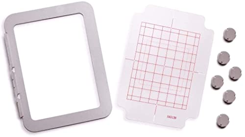 Embroidex Metall/Magnetrahmen für Brother/Babylock-Stickmaschine, 12,7 x 17,8 cm (SA444) Designio DZ820E Innovis 1000 NS1150E PE700, PE750D PE770 PE780D PE800 PE900 von Embroidex
