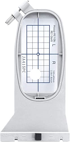 Embroidex RE10B Stickrahmen für Janome Memory Craft MC 500E 400E 550E Elna Expressive #864415004, 100 mm x 40 mm von Embroidex