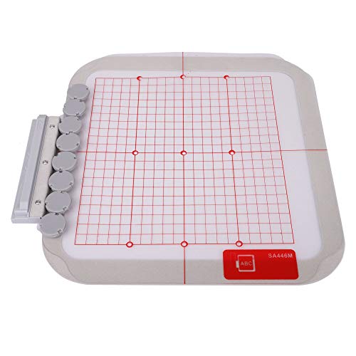 Metall/magnetischer Quilter Hoop für Brother/Babylock Stickmaschine 20,3 x 20,3 cm (SA446) NV6000D Quattro NV6700D NV6750D 6000D, 6700D 6750D XV8500D XV8550D Dream Machine von Embroidex