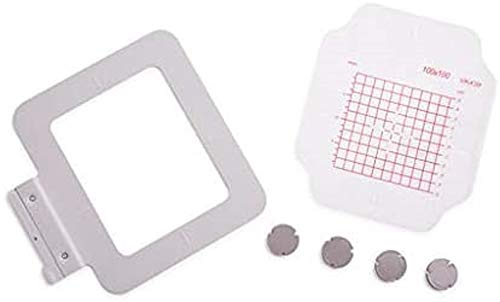Petite Metall/Magnetrahmen für Pfaff Kreative Stickmaschine, 100 x 100 mm, 10 x 10 cm, Creative Sensation Serie, Creative Vision, Creative Performance 3.0 1.5 und Creative 4.5 Creative Icon Petite Metall/Magnetrahmen für Pfaff Kreative Stickmaschine, 100 x 100 mm, 10 x 10 cm, Creative Sensation Serie, Creative Vision, Creative Performance 3.0 1.5 und Creative 4.5 Creative Icon von Embroidex