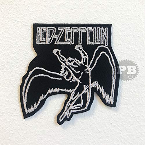Flicken zum Aufbügeln oder Aufnähen, Motiv: fliegender Man, Motiv: Led Zeppelin Flicken zum Aufbügeln oder Aufnähen, Motiv: fliegender Man, Motiv: Led Zeppelin von Embrologos