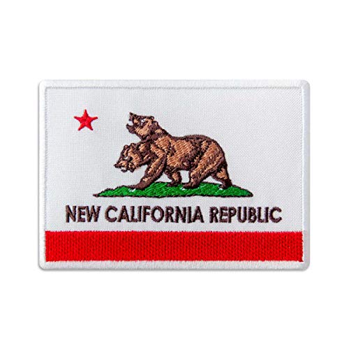 Fallout Patch – New California Republik Flagge – Bestickter Aufnäher zum Aufbügeln, 10,2 x 7,1 cm von Embrosoft