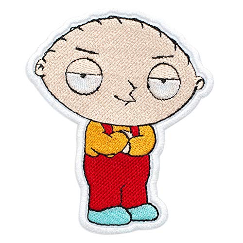 Family Guy Stewie Griffin Cartoon Comics bestickter Aufnäher zum Aufbügeln (7,9 x 9,4 cm) von Embrosoft