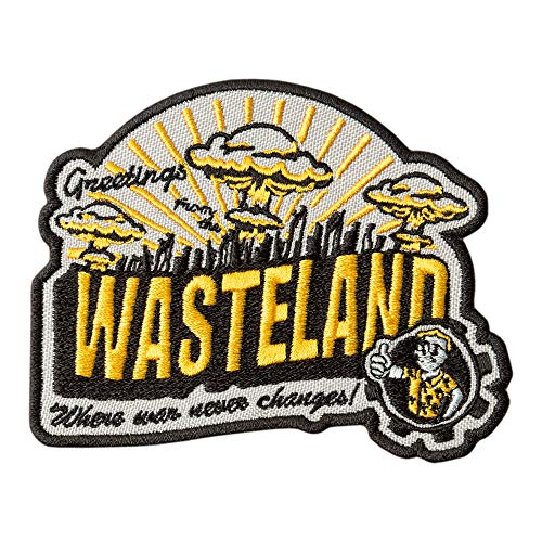 Game Patch Greetings from The Wasteland - Embroidered Games Badges Applique - Iron On Patches - Size:9.9 x 7.9 cm Game Patch Greetings from The Wasteland - Embroidered Games Badges Applique - Iron On Patches - Size:9.9 x 7.9 cm von Embrosoft