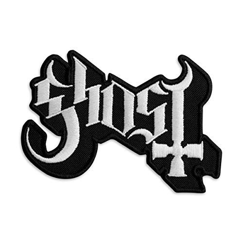 Ghost BC Band Logo Patch - Rock Emblem Gestickte Bügelbilder - Heavy Metal Stickerei Emblem - Aufbügler und Aufnähen Patch für Biker - 9,7 x 6,6 cm von Embrosoft