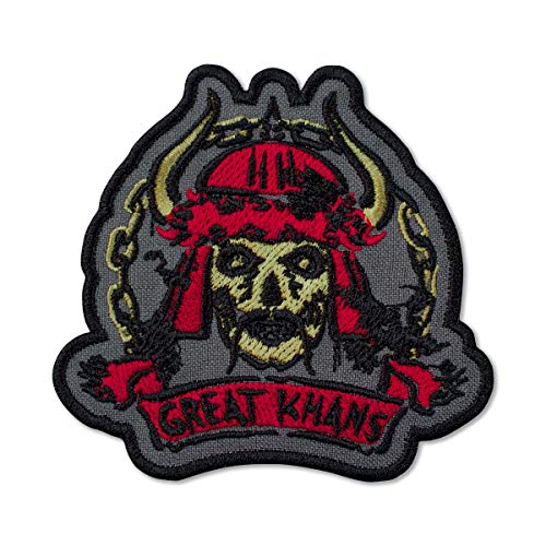 New Vegas Great Khans Gang Emblem bestickter Aufnäher zum Aufbügeln (8,9 x 8,4 cm) von Embrosoft