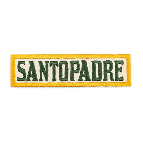 Santopadre Patch Version 2 - Mayans Southern Cali M.C. - Frontweste Biker Gang Emblem - Bestickt zum Aufbügeln - Größe: 9,9 x 2,8 cm von Embrosoft