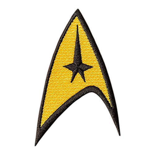 Star Trek Emblem Patch - Starship Duty Insignia - TV Series Logo - Gestickte Aufbügler - Größe: 5,6 x 8,9 cm von Embrosoft