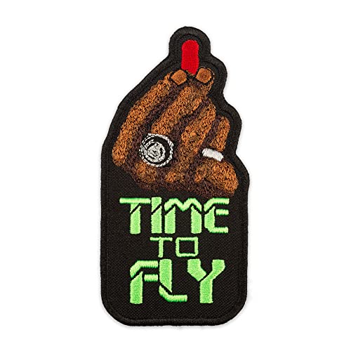 Time to Fly Patch - Morpheus Red Pill - Movie Inspired - Embroidered Iron On - 4.8 x 9.7 cm Time to Fly Patch - Morpheus Red Pill - Movie Inspired - Embroidered Iron On - 4.8 x 9.7 cm von Embrosoft