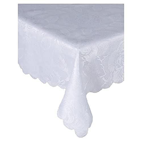 Emma Barclay Damask Rose Tablecloth, Weiß, 177,8 x 274,3 cm Emma Barclay Damask Rose Tablecloth, Weiß, 177,8 x 274,3 cm von Emma Barclay