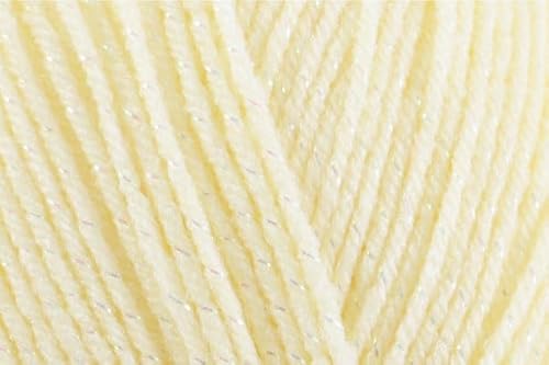 James C Brett Baby Twinkle DK Garn, Glitzer-Effekt, 100 g (BT3 Lemon) von Emma Bunting