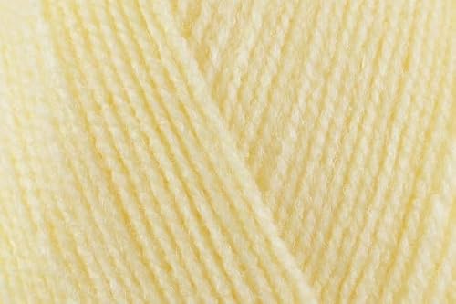 James C Brett Super Soft Baby 4-lagiges Garn, 100 g, 100 % Acryl (BY2 Lemon) von Emma Bunting