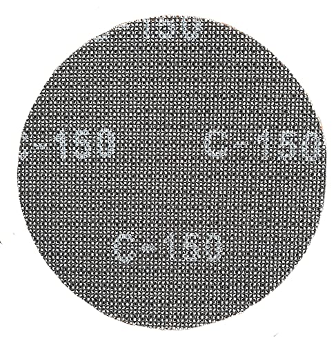 Empora Schleifgitter Klett Ø 225 mm (10 Stück) - Mesh Disc C40-C320 - Schleifscheibe Giraffe Langhalsschleifer - Schleifscheibe mit Klettbefestigungssystem (C150) von EMPORA