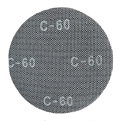 Empora Schleifgitter Klett Ø 225 mm (10 Stück) - Mesh Disc C40-C320 - Schleifscheibe Giraffe Langhalsschleifer - Schleifscheibe mit Klettbefestigungssystem (C60) von Empora
