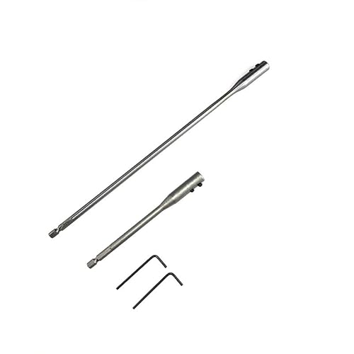 4 Stück 1/4-Zoll-Verlängerungsbohrerverlängerungs-Set, Holzspaten, Bohrerverlängerung, 15,2 cm und 30,5 cm mit 2 Schraubenschlüsseln, Hartstahl-Bohrerverlängerungsschaft 4 Stück 1/4-Zoll-Verlängerungsbohrerverlängerungs-Set, Holzspaten, Bohrerverlängerung, 15,2 cm und 30,5 cm mit 2 Schraubenschlüsseln, Hartstahl-Bohrerverlängerungsschaft von Emstar