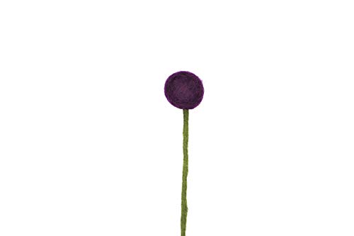 Én Gry & Sif Filz-Blume I dunkellila - groß von Én Gry & Sif