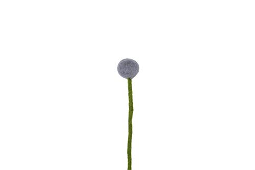 Én Gry & Sif Filz-Blume I grau - klein von Én Gry & Sif