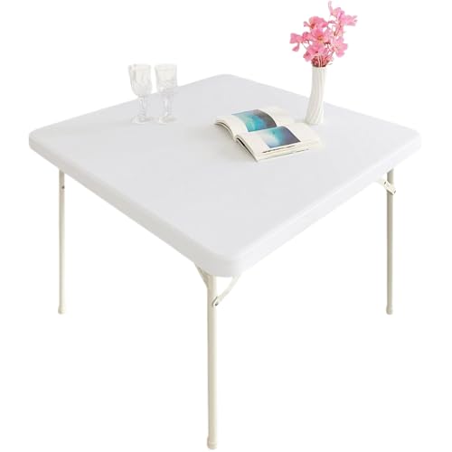 Quadratische Tischdecke, 33, 5 x 33, 5 elastische Kante ausgestattete Tischdecke Kratzerfalten Resistant Polyester Tischabdeck Quadratische Tischdecke, 33, 5 x 33, 5 elastische Kante ausgestattete Tischdecke Kratzerfalten Resistant Polyester Tischabdeck von Enbebamd
