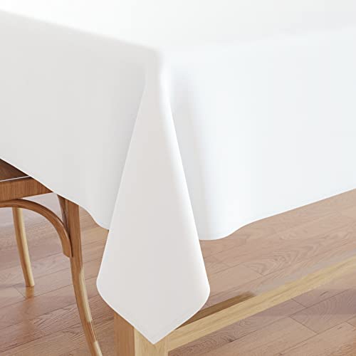 Encasa XO Baumwoll-Canvas-Tischdecke | Scotch Blue Einfarbig | Rechteckige Größe 140x304 cm | Esstischdecke zur Dekoration – maschinenwaschbar Encasa XO Baumwoll-Canvas-Tischdecke | Scotch Blue Einfarbig | Rechteckige Größe 140x304 cm | Esstischdecke zur Dekoration – maschinenwaschbar von Encasa XO