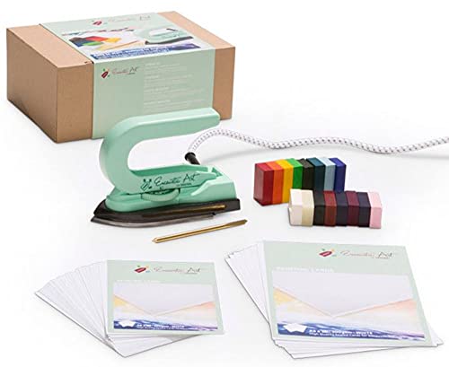 Encaustic Art Das Original – Encaustic-Starter-Set – enthält Maleisen, Basis-Wachsblöcke, Karten und Anreißwerkzeug, Enkaustik-Malzubehör Encaustic Art Das Original – Encaustic-Starter-Set – enthält Maleisen, Basis-Wachsblöcke, Karten und Anreißwerkzeug, Enkaustik-Malzubehör von ENCAUSTIC ART