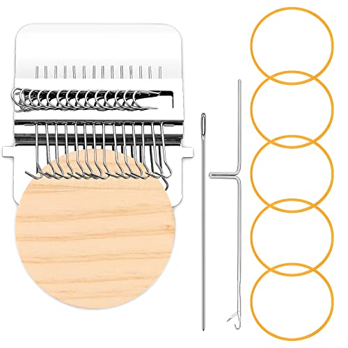 Encuryna Small Loom Speedweve Type Weave Tools Strickmaschine Darning Mini Loom Machine Vom Type DIY Stopfwerkzeuge für Anfänger zum Ausbessern von Jeans, zum Reparieren von Löchern von Encuryna