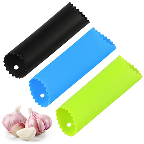 Knoblauchschäler Silikon, 3 Stück Roller Knoblauchschäler, SchnellschäLrolle GroßEr KnoblauchschäLer Einfach Und Praktisch SilikonschäLer, Knoblauch-Roller KüChenhelfer Silikon-Knoblauch Schäler Knoblauchschäler Silikon, 3 Stück Roller Knoblauchschäler, SchnellschäLrolle GroßEr KnoblauchschäLer Einfach Und Praktisch SilikonschäLer, Knoblauch-Roller KüChenhelfer Silikon-Knoblauch Schäler von Encuryna