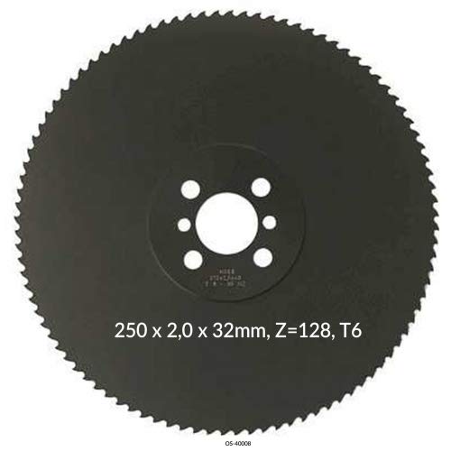 Encut Hochleistungs Metallkreissägeblatt 250 x 2,0 x 32mm, Z=128, T6 HSS DM05 Metallsägeblatt Encut Hochleistungs Metallkreissägeblatt 250 x 2,0 x 32mm, Z=128, T6 HSS DM05 Metallsägeblatt von Encut