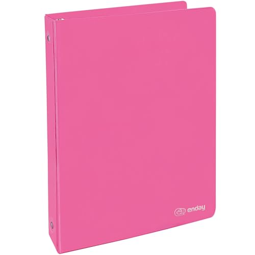 Enday 3,8 cm Ringbuch – 3,8 cm 3-Ringbuch, runder Ringordner mit transparentem Einband für Briefgröße 21,6 x 27,9 cm Papier und 2 Innentaschen, für Schulbedarf, Büro und Zuhause, 4 Stück Enday 3,8 cm Ringbuch – 3,8 cm 3-Ringbuch, runder Ringordner mit transparentem Einband für Briefgröße 21,6 x 27,9 cm Papier und 2 Innentaschen, für Schulbedarf, Büro und Zuhause, 4 Stück von Enday