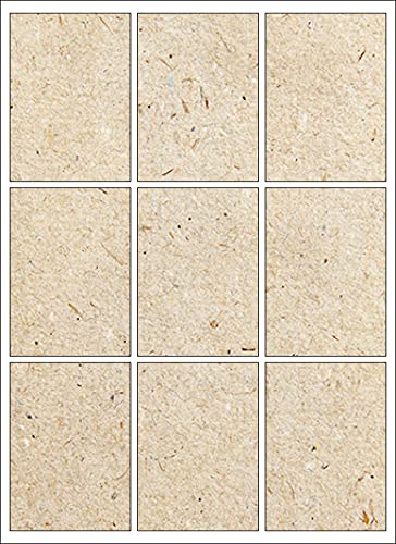 Etiketten aus Graspapier, 34x53mm, Naturetiketten, Neu, 90 Etiketten, Graspapier Etiketten bestechen durch natürliche Optik und Haptik, Naturetiketten: G13003453 von Endi haft