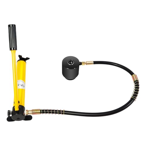360° Drehbarer Stanzkopf Hydraulischer Locher Hydraulic Hole Punch Hydraulic Knockout Kit Hydraulisch Blechlocher Lochstanze Hydraulischer Lochöffner für Aluminium, Stahl von Endingfuny