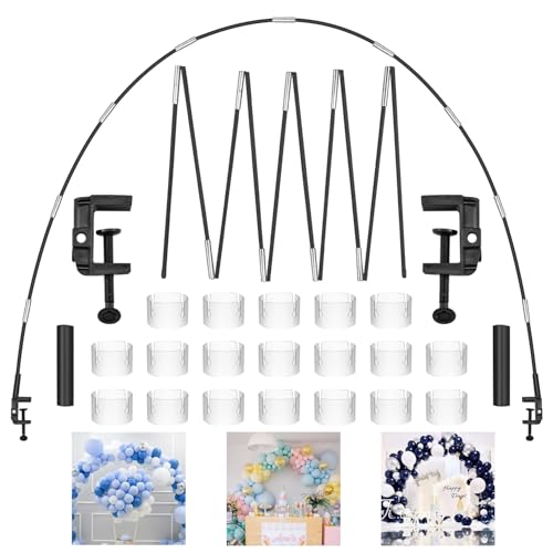 Ballonbogen Kit Schwarz Table Ballon Arch Frame Arch Frame Kit für Party Verschiedene Tischgrößen für Hochzeiten & Geburtstag & Weihnachtsdekoration Halloween Ballonbogen Kit Schwarz Table Ballon Arch Frame Arch Frame Kit für Party Verschiedene Tischgrößen für Hochzeiten & Geburtstag & Weihnachtsdekoration Halloween von Enenes