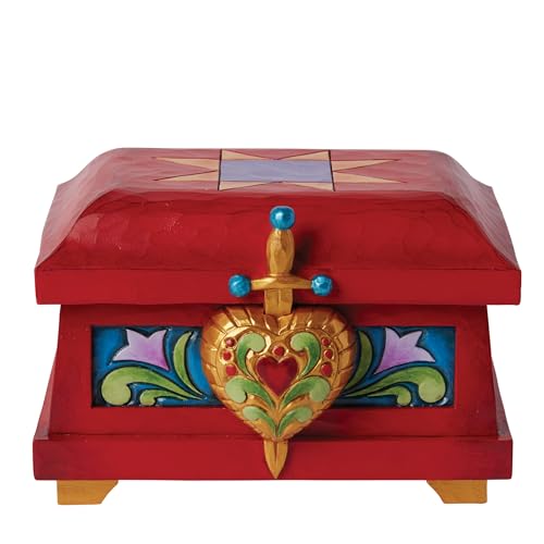 Enesco Disney Traditions Collection by Jim Shore Schmuckkästchen, Motiv: Schneewittchen, dekorative Schmuckschatulle, Steinharz, handbemalt, Sammlerstück, Disney-Bösewichte, Heimdekoration, 8,9 cm Enesco Disney Traditions Collection by Jim Shore Schmuckkästchen, Motiv: Schneewittchen, dekorative Schmuckschatulle, Steinharz, handbemalt, Sammlerstück, Disney-Bösewichte, Heimdekoration, 8,9 cm von Enesco