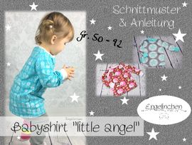 Babyshirt Little Angel von Engelinchen
