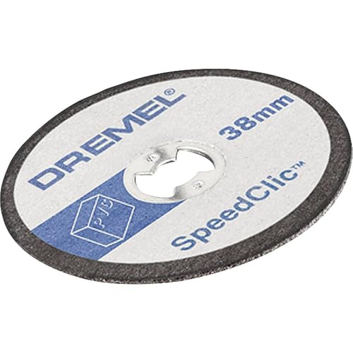 Dremel SC476 EZ SpeedClic Kunststoff-Trennscheiben, Zubehörsatz für Multifunktionswerkzeug mit 5 Trennscheiben 38 mm zum Schneiden von Kunststoffen aller Art Dremel SC476 EZ SpeedClic Kunststoff-Trennscheiben, Zubehörsatz für Multifunktionswerkzeug mit 5 Trennscheiben 38 mm zum Schneiden von Kunststoffen aller Art von DREMEL