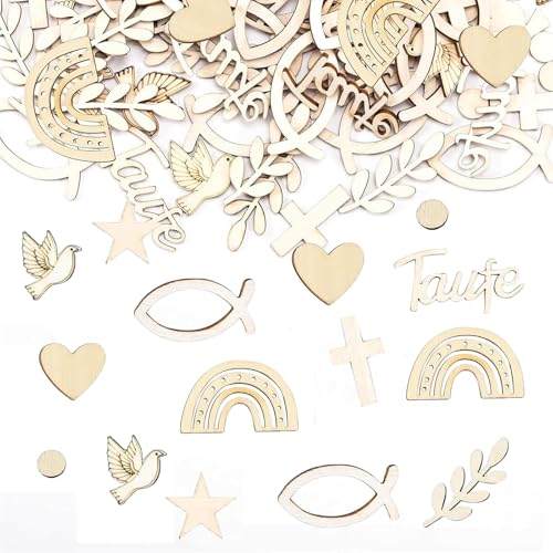 EnixwH 180 Stück Streudeko Taufe, Holz Taufe Deko, Taube Deko Taufe Mädchen Junge, Tischdeko Taufe Mädchen, Streudeko Kommunion für Firmung Konfirmation Babyparty Babyshowerparty Deko EnixwH 180 Stück Streudeko Taufe, Holz Taufe Deko, Taube Deko Taufe Mädchen Junge, Tischdeko Taufe Mädchen, Streudeko Kommunion für Firmung Konfirmation Babyparty Babyshowerparty Deko von EnixwH
