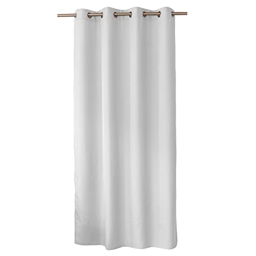 ED ENJOY HOME 1 Dekorativer Vorhang, Polyester, weiß, 140 x 240 cm von Enjoy Home