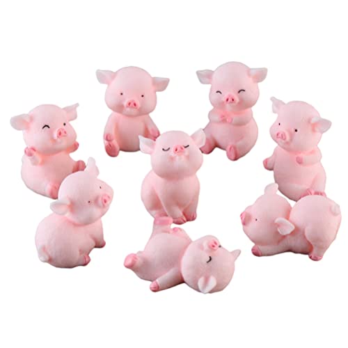 Enkomy 8 Stück Miniatur Schwein Figuren,Glücksschweinchen Figuren Niedlich Rosa Schweinchen, DIY Handwerk, Kuchen Dekoration, Fee Garten Decoratino, Geburtstag Party Enkomy 8 Stück Miniatur Schwein Figuren,Glücksschweinchen Figuren Niedlich Rosa Schweinchen, DIY Handwerk, Kuchen Dekoration, Fee Garten Decoratino, Geburtstag Party von Enkomy