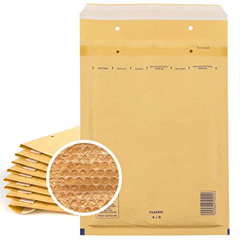 100 Luftpolster Versandtaschen haftklebend 4/D - geeignet für DIN A5 und DIN C5 – Recycling 180 x 265 mm reißfest 100 Luftpolster Versandtaschen haftklebend 4/D - geeignet für DIN A5 und DIN C5 – Recycling 180 x 265 mm reißfest von Enolenia