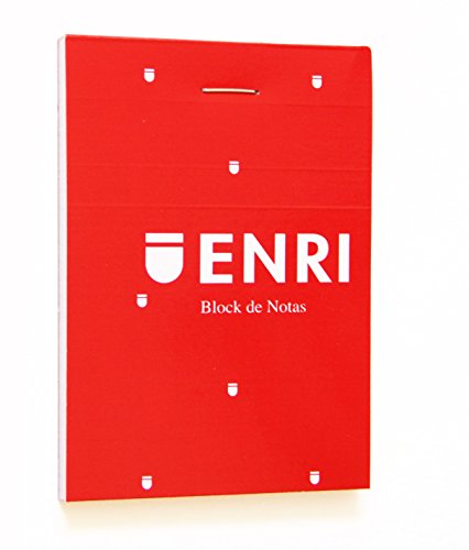 Enri 100101125 – Pack von 10 Haftnotizen gehefteter Paperback, A7/74 x 105 mm von Enri