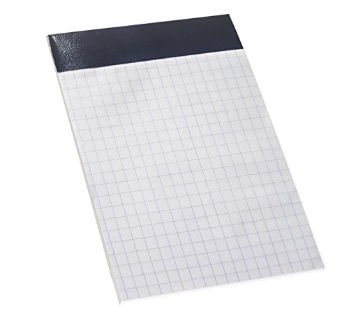 Enri, Notizblock, klein, geheftet, ohne Deckel, kariert, 4 x 4, Format A7 (10,5 x 7,4 cm), 80 Blatt, mikroperforiert, 10 Stück von Enri