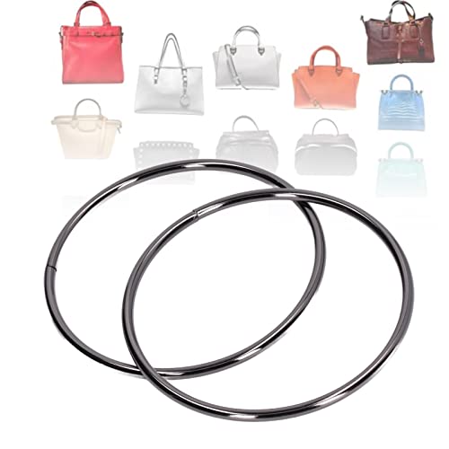 Handtaschengriffe, feine Verarbeitung Eisenmaterial Glänzendes Aussehen Hohe Härte Taschengriffe für Gepäck für Haushalt für Handtasche(#1) von Entatial